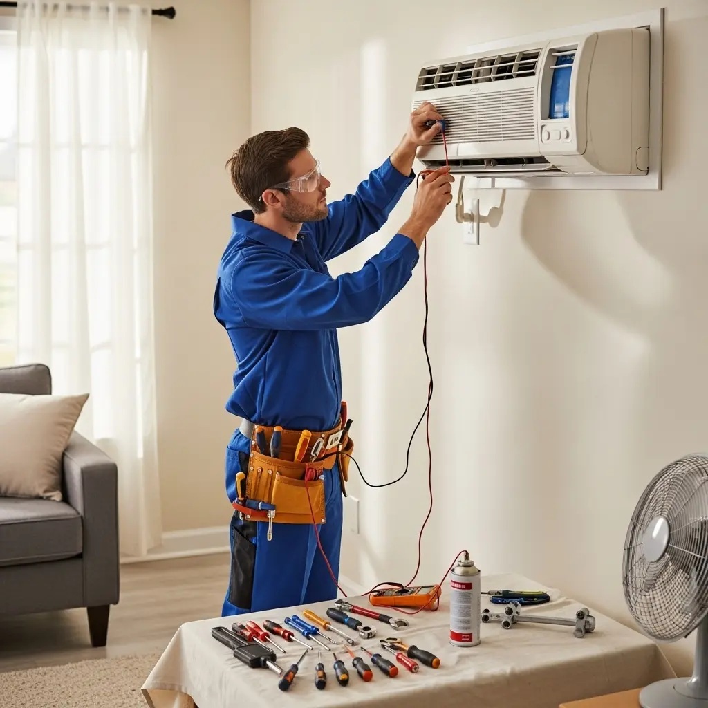 Büyükçekmece Whirlpool Whirlpool klima gaz dolumu ve bakım – Enerji verimliliği artırıldı. - Teknik servis örneği